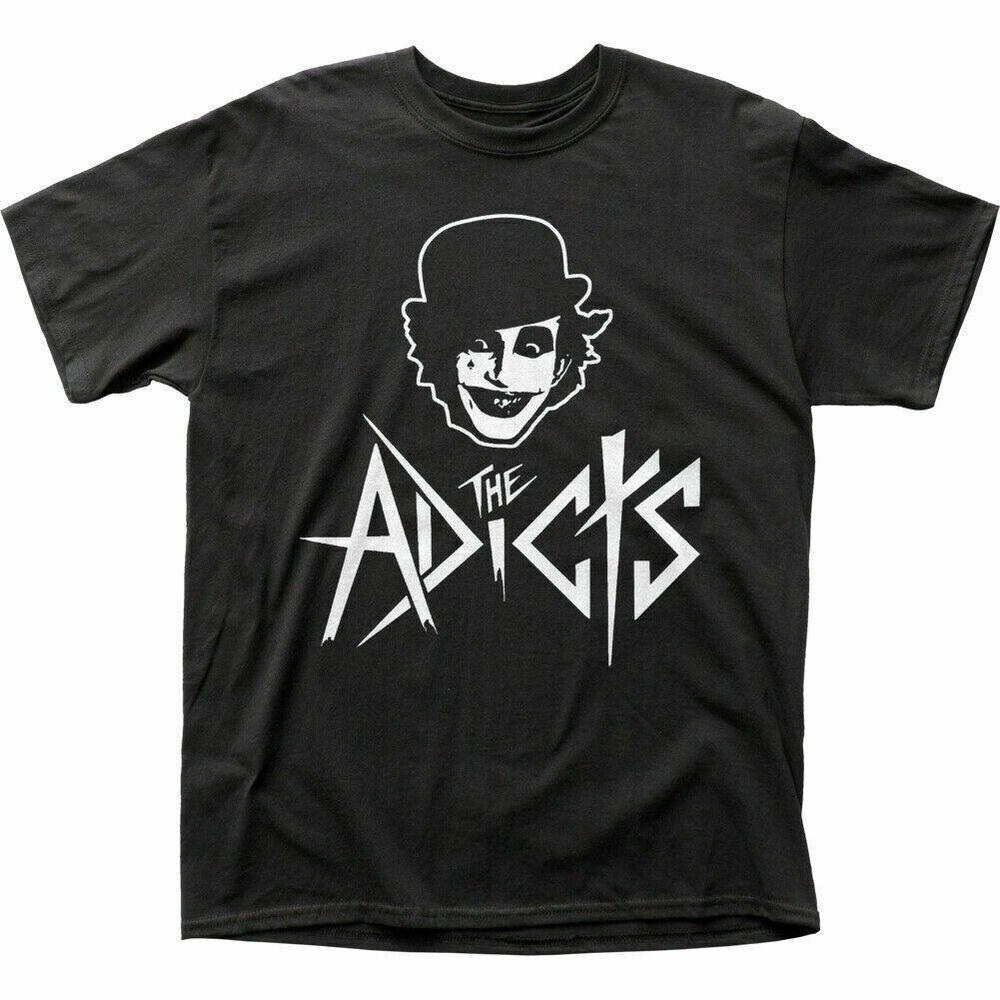 Футболка The Adicts Monkey Rock N Roll Music Band, черная футболка унисекс