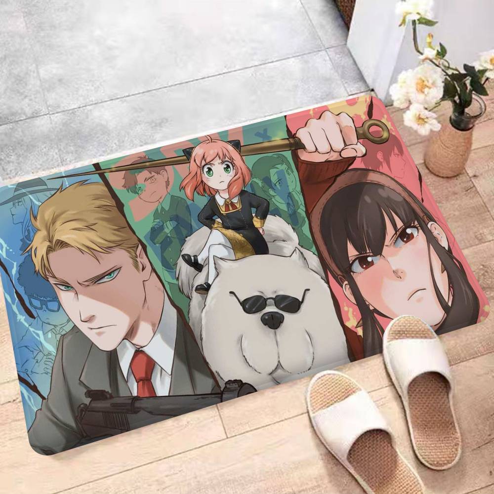 Anime Spy X Family Entrance Door Mat Nordic Style Home Doormat Bathroom-Toilet Mats Bedroom Hotel Decor Mat