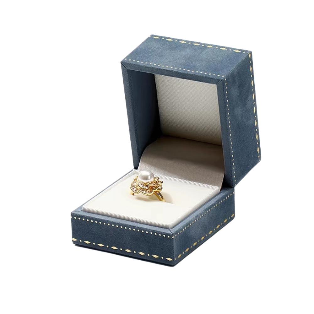 Luxury Small Jewelry Box Vintage Flannel Bracelets Box Jewelry Display Holder  Jewelry Storage