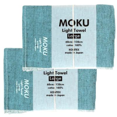 Kontex MOKU Light Набор из 2 полотенец, Размер L, Сине-зеленый,