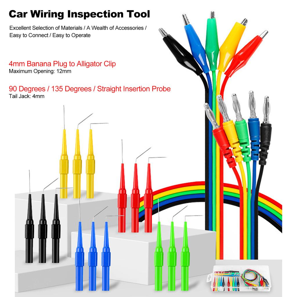 Инструмент для проверки автомобильной проводки, испытательный кабель, комплексный набор для проверки автомобильных цепей, 25 шт.