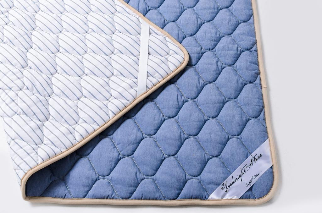 Merino Wool Mattress Cover Goodnight.Store Blue