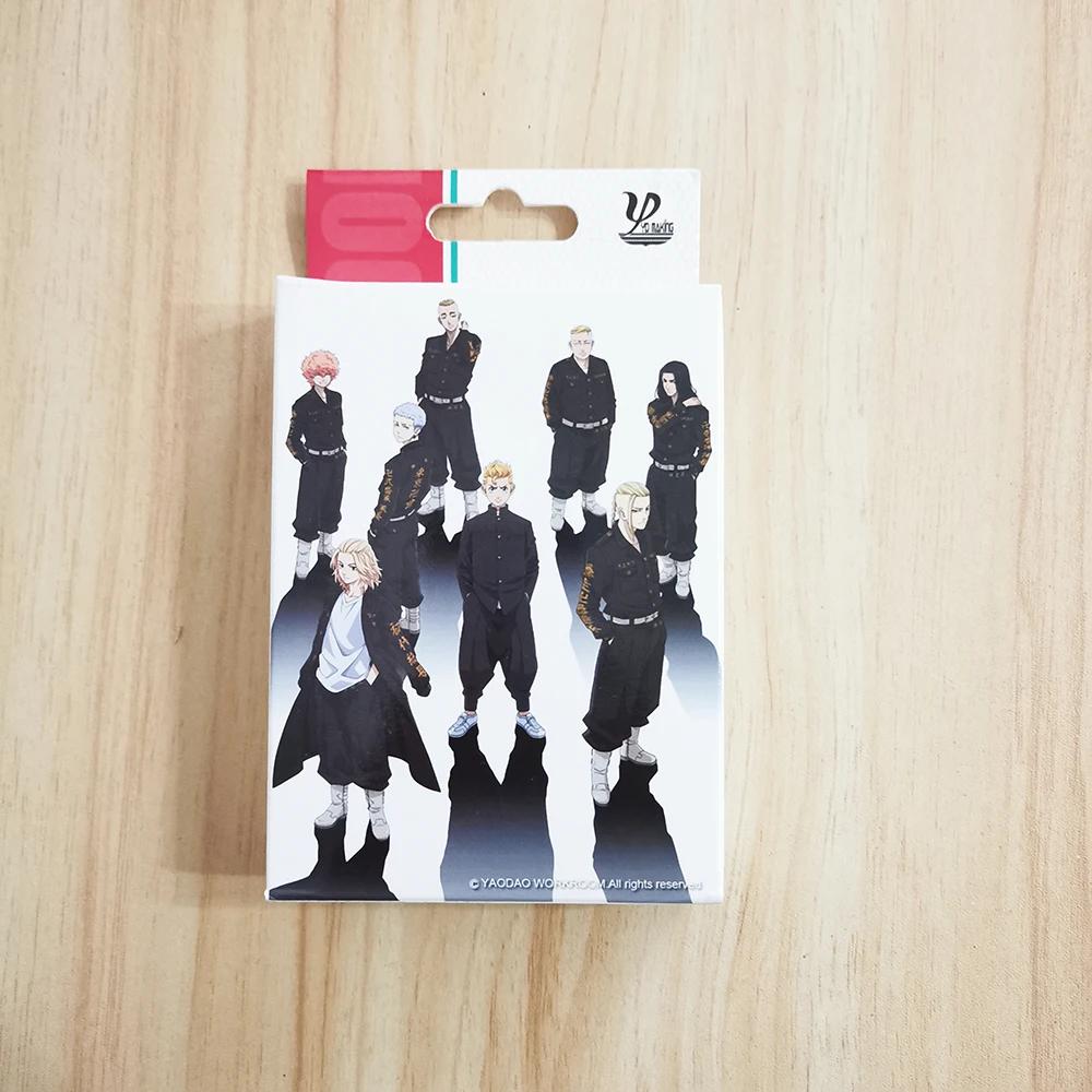 Anime Poker Cards Tokyo Revengers Cosplay Board Game Cards Matsuno Chifuyu Mikey Hardcover Collection Box