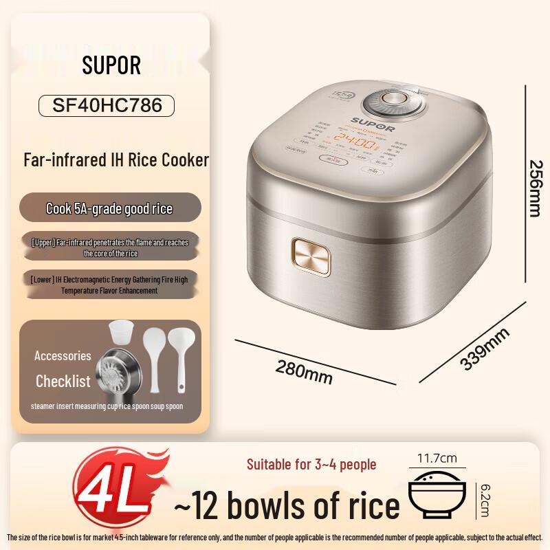 SUPOR Smart IH Electric Rice Cooker 4L