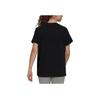 Adidas BoS Metallic Skin-Friendly Soft Comfortable Short Sleeve T Shirt Women Tops Black FM9447