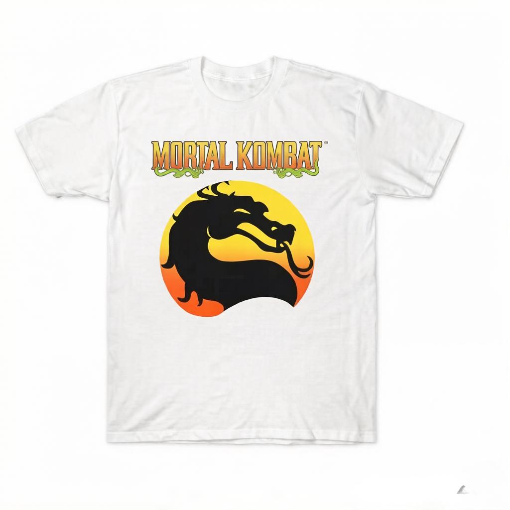 Mortal Kombat Classic Design Cotton Unisex Tshirt Summer New Hot Hot Early st Century Unisexs Fashion Tshirt
