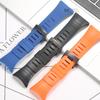 Резиновый сменный ремешок для Suunto core Мужские Спортивные Водонепроницаемые Часы Аксессуары для Часов Браслеты Черный