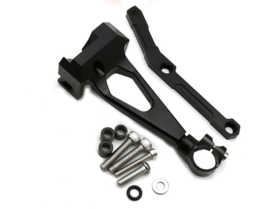 Motorcycle Full Set Steering Damper Stabilizer Linear Bracket Kit for YAMAHA FZ-09 MT-09 2013-2017