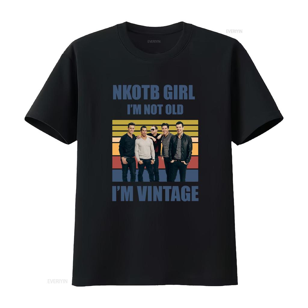 New Kids on the Block T Shirt Rock Band Vintage NKOTB Group Concert Cute for Music Lovers vintage Washed Unisex Casual