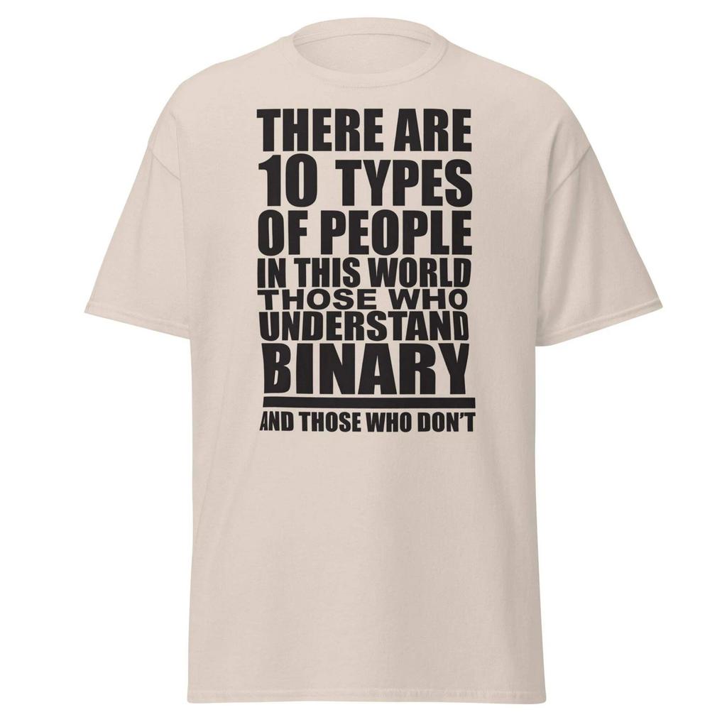 Funny Binary Code T-Shirt - 10 Types of People Tee