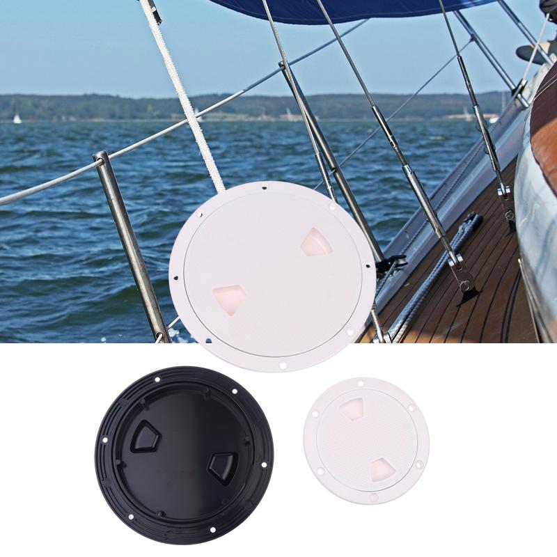 Круглые инспекционные люки из АБС-пластика с противоскользящей поверхностью, крышка люка для доступа с выкручивающимся винтом 4'' 6'' 8'' со съемной крышкой для каяков, яхт