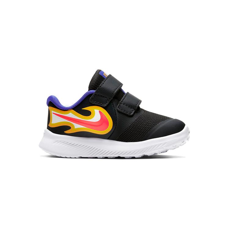 Nike Star Runner 2 Fire Low top Running Shoes Dark Smoke Gray Infant And Toddler CW1615-001