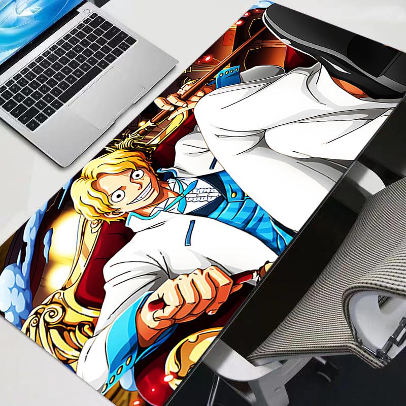 Коврик для мыши One Piece Сабо Аниме Прочные игровые аксессуары Коврик для мыши Геймер ПК Полный Компьютер Клавиатура Настольный коврик Varmilo