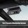 Солнечная TPMS Система мониторинга давления в шинах автомобиля Сигнализация Манометр давления воздуха в шинах Предупреждение о температуре С 4 датчиками