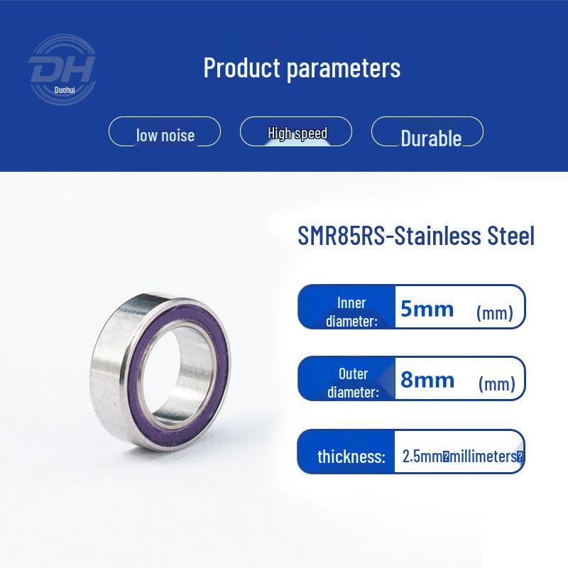 Rust-Proof Stainless Steel Miniature Pulley with Deep Groove Ball Bearing - Anti-Corrosion Gyroscope Ornament Accessory
