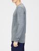 Мужская футболка Icebreaker Merino 200 Oasis с длинным рукавом и круглым вырезом (IX20220GR_Серый с вкраплениями, Размер S)