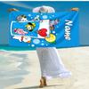 Personalized customized proof beach towel with BT21 logo pattern - soft, absorbent, quick-drying, perfect swimming, camping&bathing
