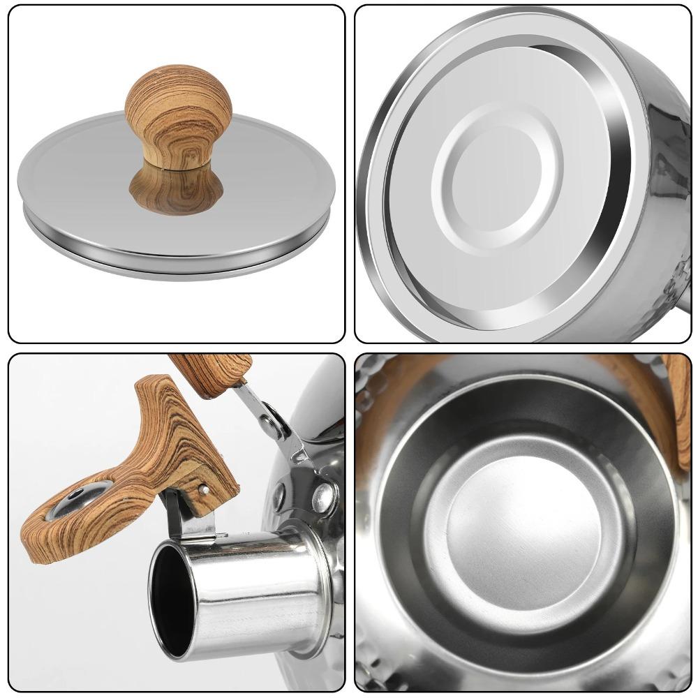 2/3/4L Stove Gas Water Kettle Stainless Steel Tea Kettle Teapot for Trips  Gas Induction Cooker