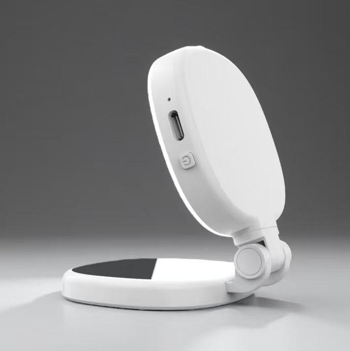 F662 Мобильный телефон заполняющий свет: Магнитный селфи-светильник с улучшением кожи, со встроенным зеркалом для макияжа и складной конструкцией.