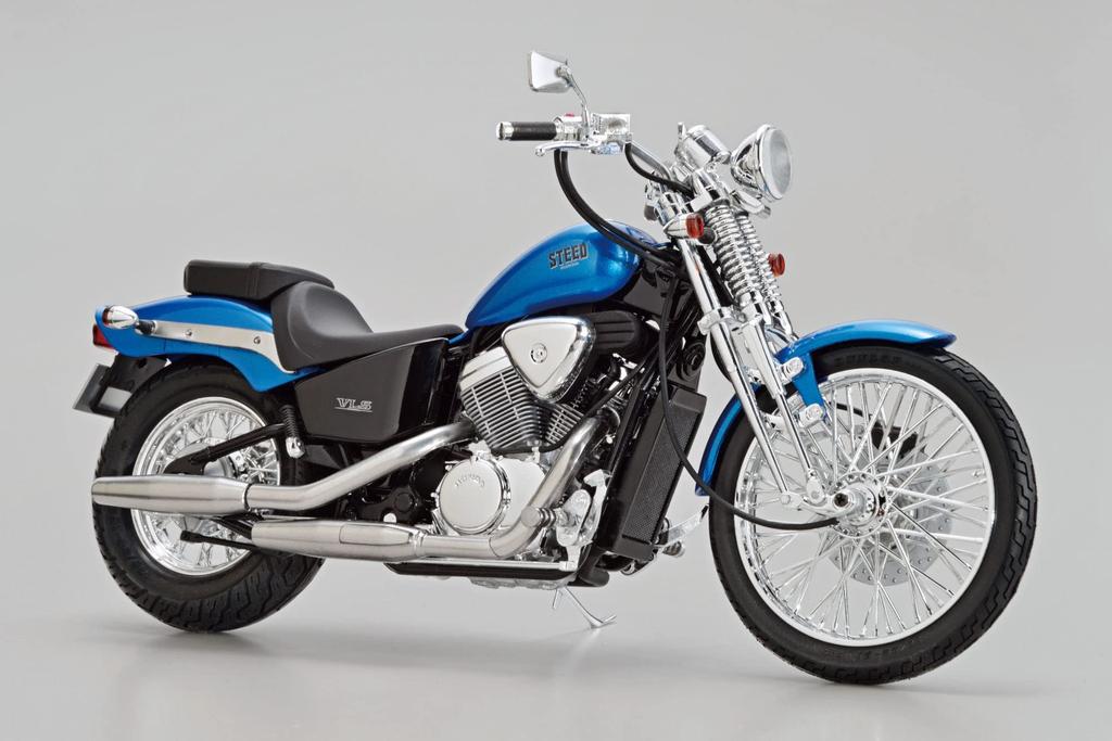 AOSHIMA The Bike Series Honda NC37 Steed VLS 1998 Пластиковая модель Литье Цвет 1/12 № 19