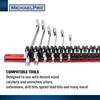MichaelPro MP014030 Magnetic Screwdriver and Small Tool Aluminum Rail Storage for 16 Magnetic Screwdriver Organizer Organizer, Screwdrivers/Tools,