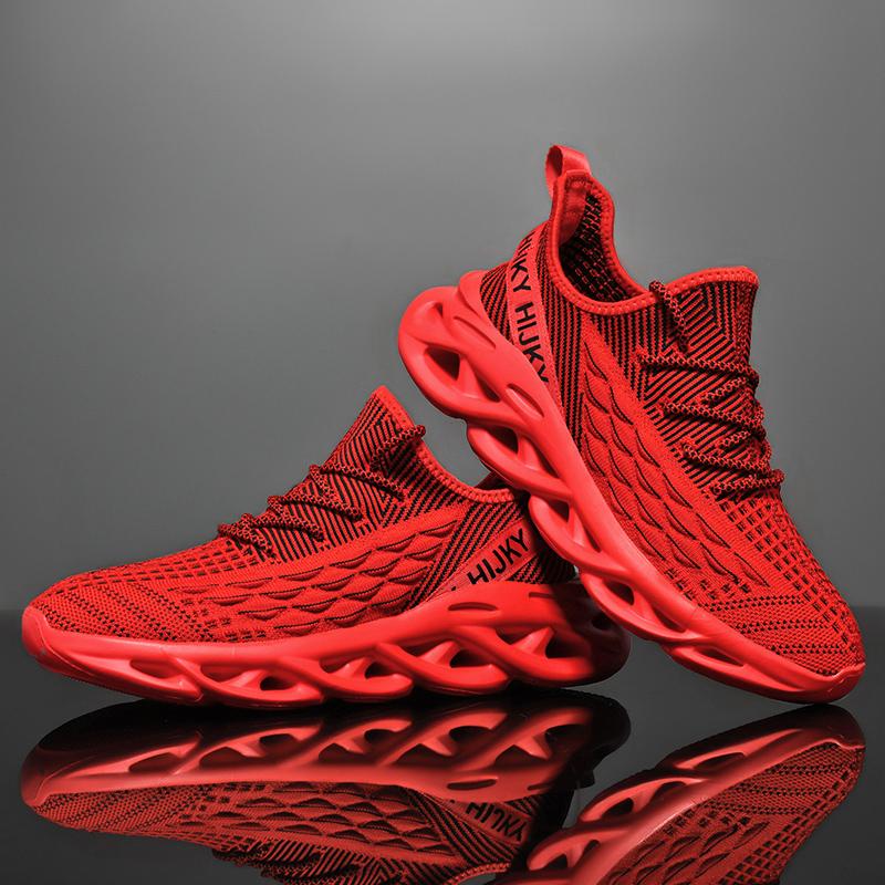 Мужские кроссовки большого размера, сверхлегкая спортивная обувь для бега, дышащие кроссовки с сеткой, уличная модная прогулочная обувь