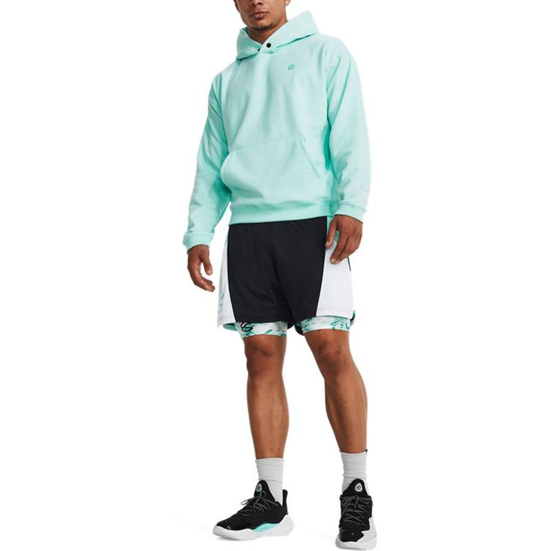 Under Armour Баскетбольная толстовка Curry Greater Solid, мужская толстовка с капюшоном, синяя 1380325-361
