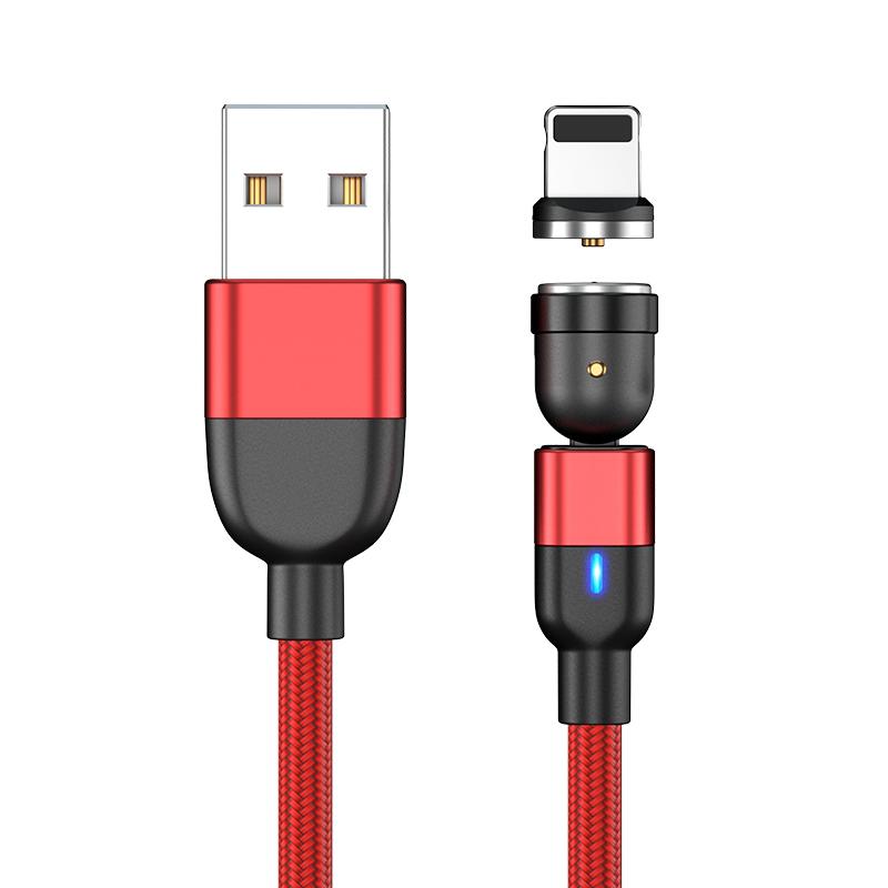 1 м 2 м 3 м Магнитный зарядный кабель Micro USB Type C телефонный зарядный кабель для Samsung Xiaomi USB шнур провод 540 градусов вращающийся