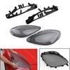 Smoke Headlight Lens Replacement & Black Gaskets Trim Kit For Corvet C6 05-13