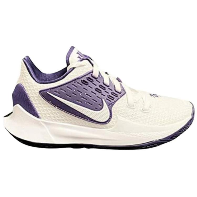 Nike Кроссовки Kyrie Low 2, нескользящие, износостойкие, низкие, для баскетбола, мужские, бело-фиолетовые, CN9827-106