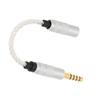 4.4mm Balanced To 3.5mm Stereo Cable Male To Female Headphone Adapter Cord for NW‑ZX300A NW‑WM1A NW‑WM1Z PHA‑2A Player
