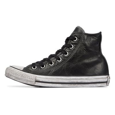 Кеды Chuck Taylor All Star Винтажная Кожа 'Черный Белый' Мужские 158575C