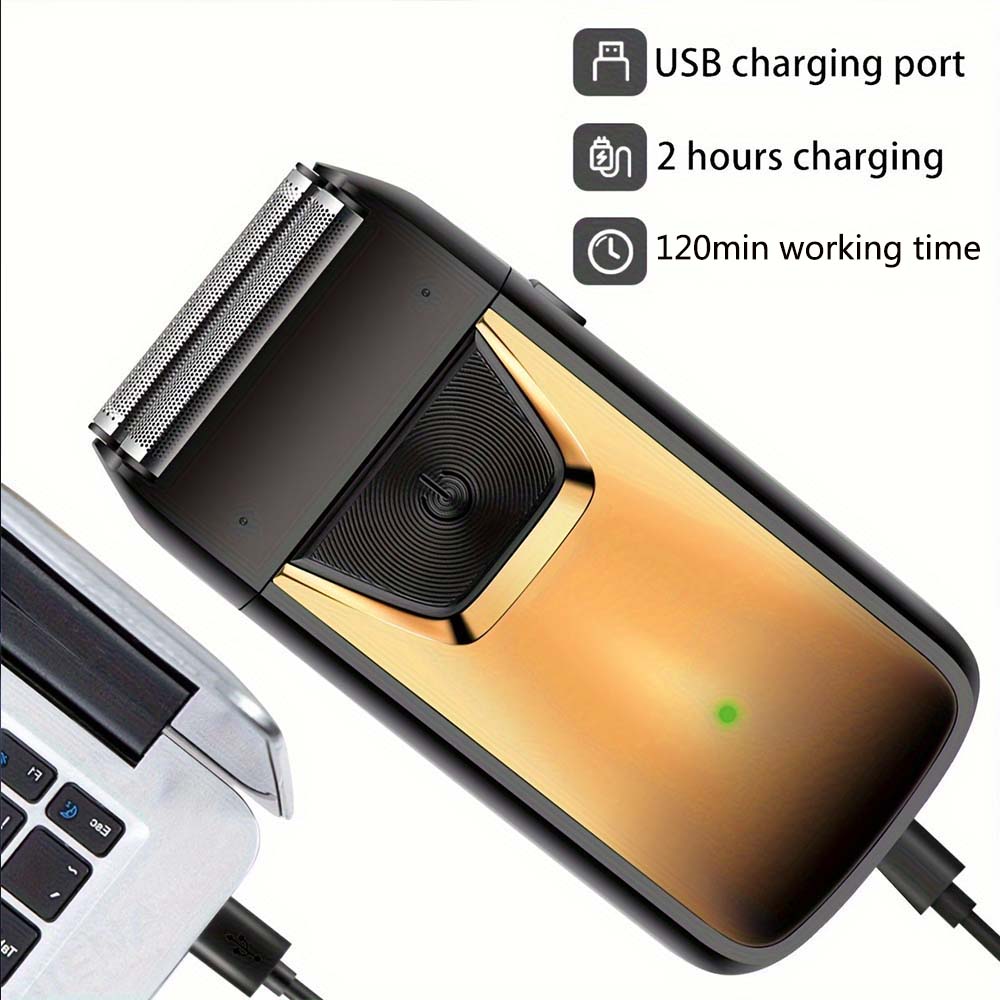 Электробритва для мужчин, Профессиональная перезаряжаемая электрическая сеточная бритва для дома для мужчин, Подарок на День отца