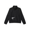 Swoosh Run Logo Print Running Half-Zip Jacket Women Jackets Black DJ0925-010