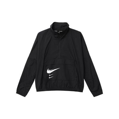 Куртка для бега с логотипом Swoosh Run, на молнии, женская, черная, DJ0925-010