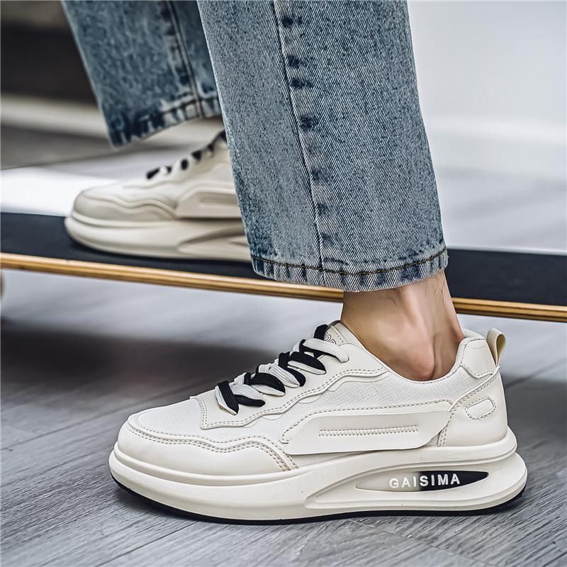 Новая мода мужская обувь Four Seasons удобная обувь для студентов и мальчиков трендовые мягкие подошвы дышащие повседневные кроссовки для бега