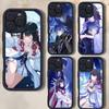 Чехол для телефона Genshin Impact Флинс Коломбина для iPhone 11 12 13 14 15 16 17 Pro Max Mini Plus Мягкая задняя крышка из ТПУ