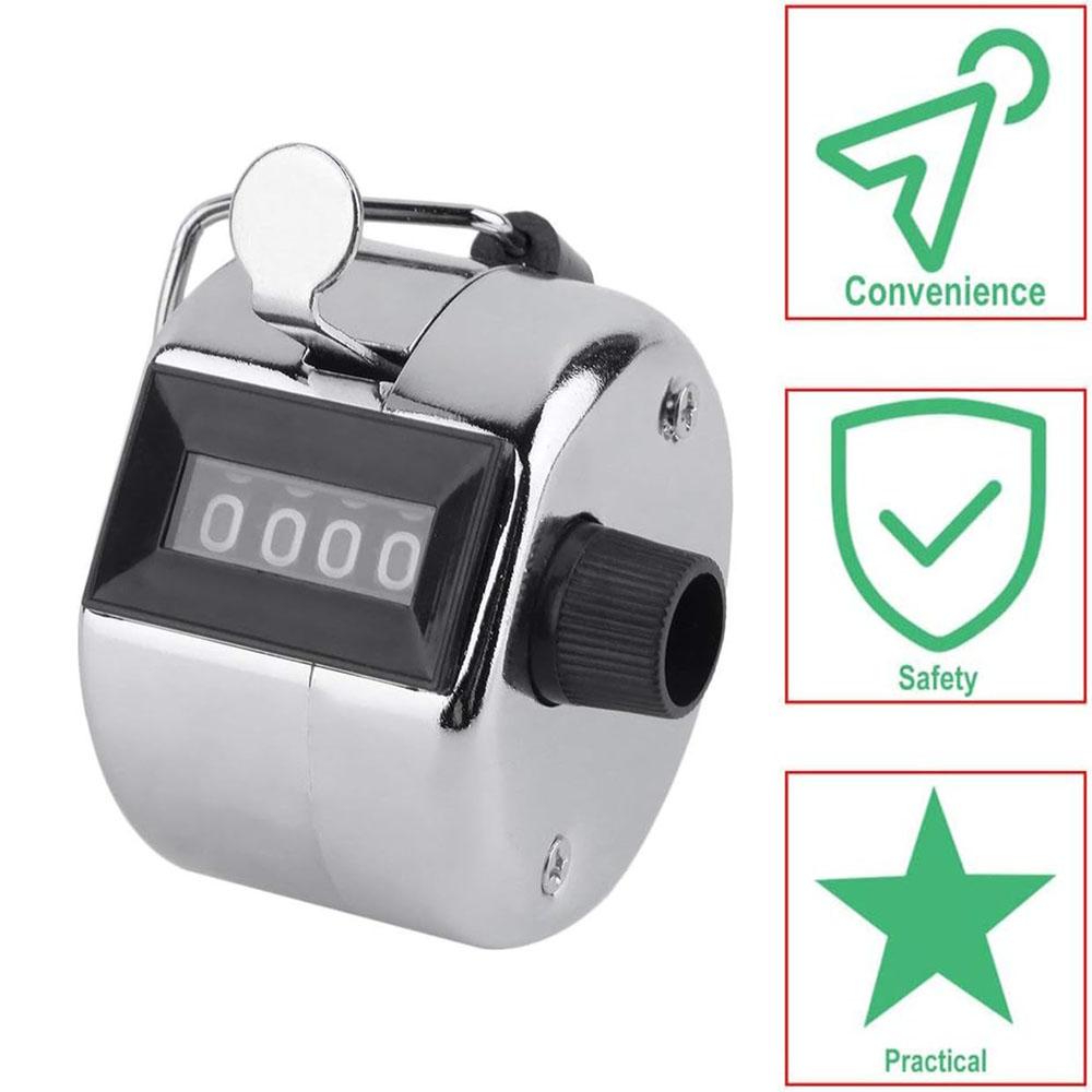 2 шт. Портативный ручной счетчик с 4-значным номером для гольфа