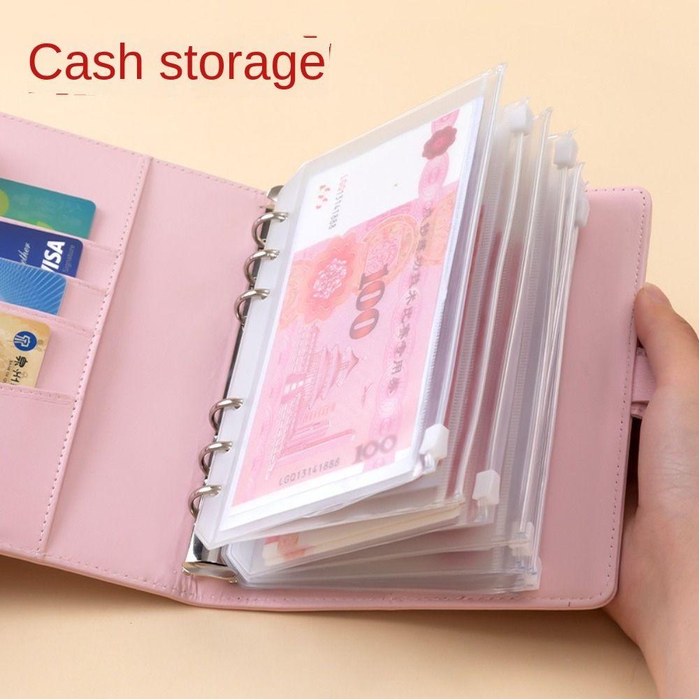 Экономьте деньги Мини-переплет Экономия Вызов PU Экономия Вызовы Листы Забавный Бюджетный переплет Дети