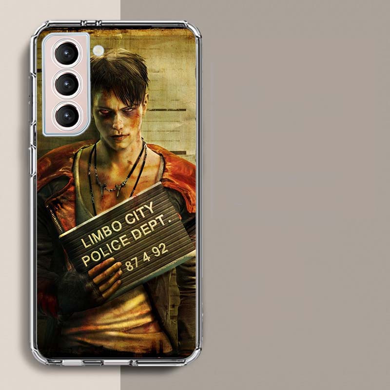 Чехол для телефона D-Devil May Cry DMC для Samsung Galaxy S25 Edge S24 S23 FE S21 S20 S10 Plus S22 S26 Ultra Прозрачные чехлы TPU Capa