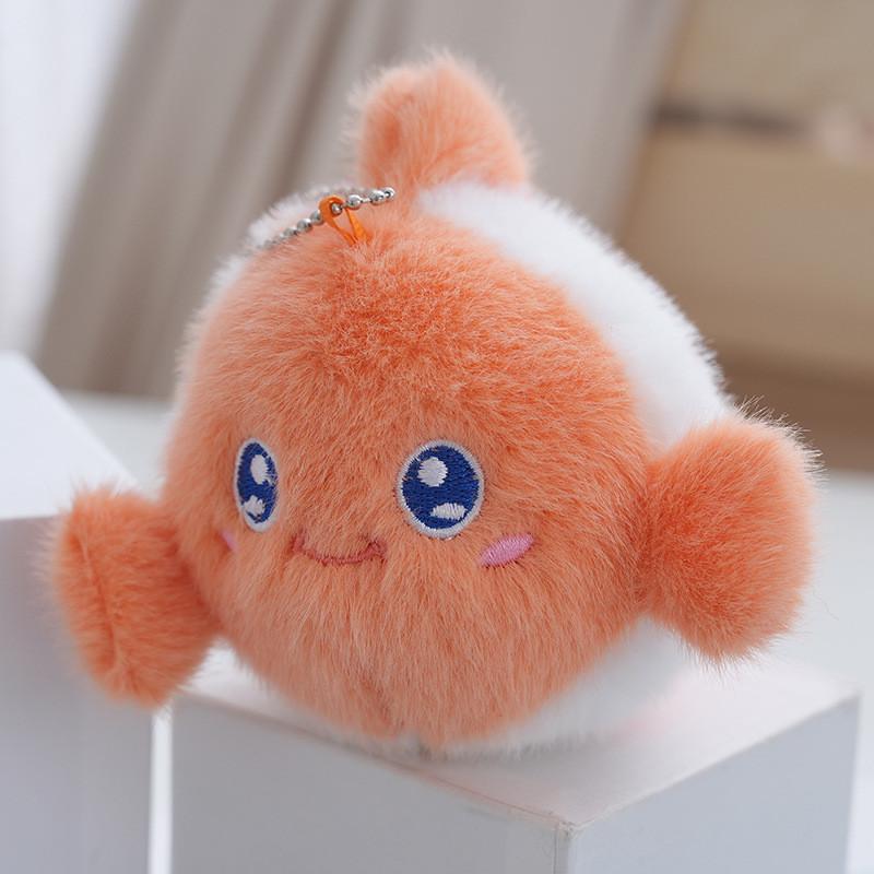 Очаровательный милый плюшевый брелок в виде медузы, мягкая игрушка для сумок