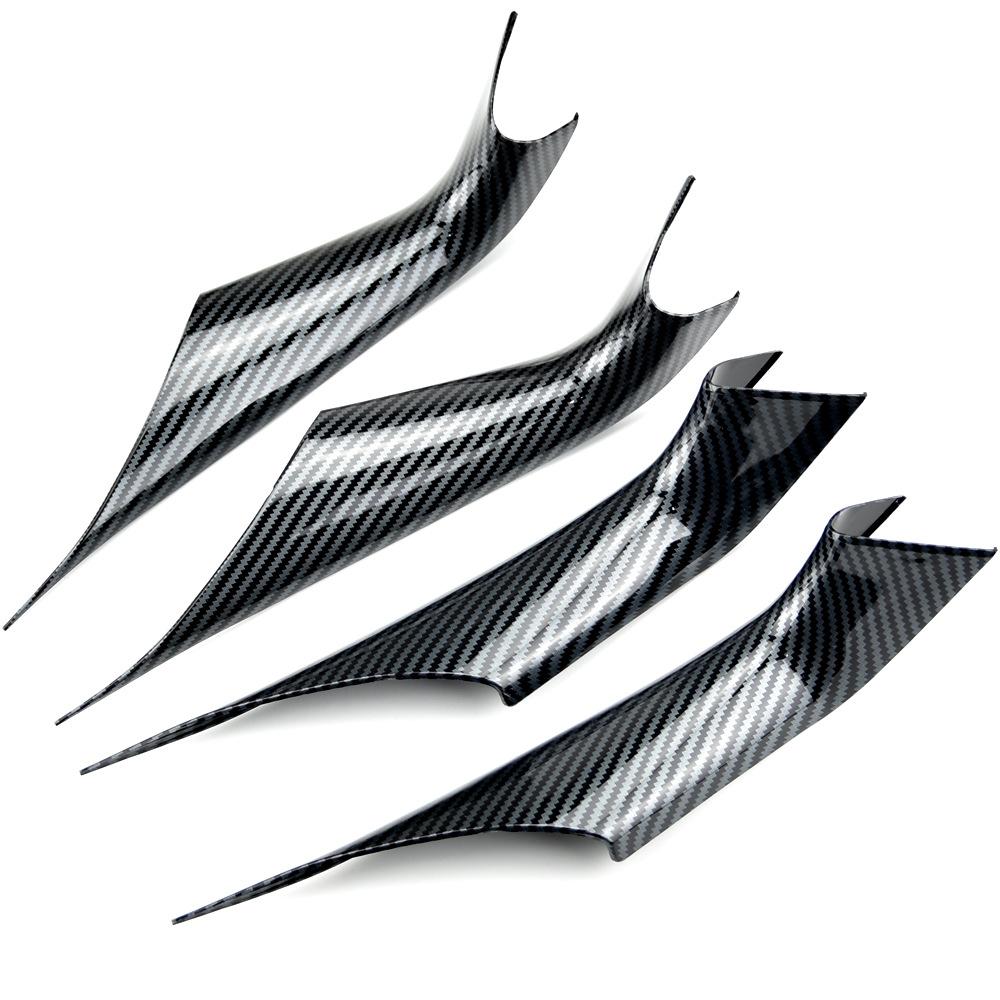 Car Interior Door Handles Cover For BMW 5 Series G30 G38 530li ABS Carbon Left Right Inner Doors Panel Handle Pull Carrier Trim