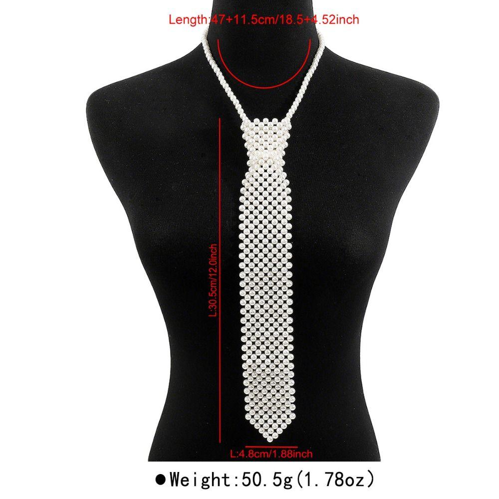 Кристальный галстук на шею в корейском стиле, галстук для одежды, ожерелье, цепочка для ключиц, для девочек