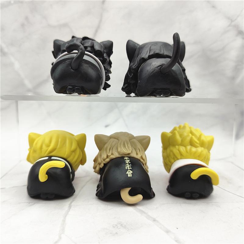 Токийские мстители Такэмити Майки Бадзи Чифую Кадзутора Кот Спящий Вер Фигурка Фигурка Аниме Модель Куклы Украшения Подарок
