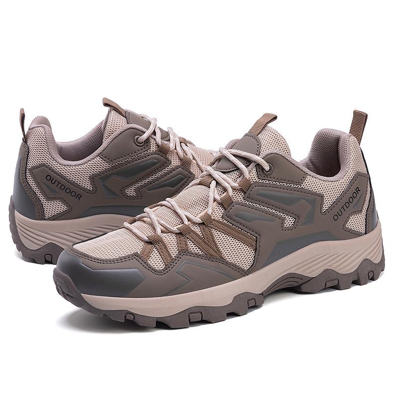 Унисекс дышащие противоударные походные и скалолазные ботинки - Большие размеры для активного отдыха, спорта и моды, туристическая обувь