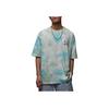Jordan Свободная футболка с короткими рукавами и круглым вырезом Tie-Dye, мужские топы с заниженными плечами, разноцветные DX9584-110