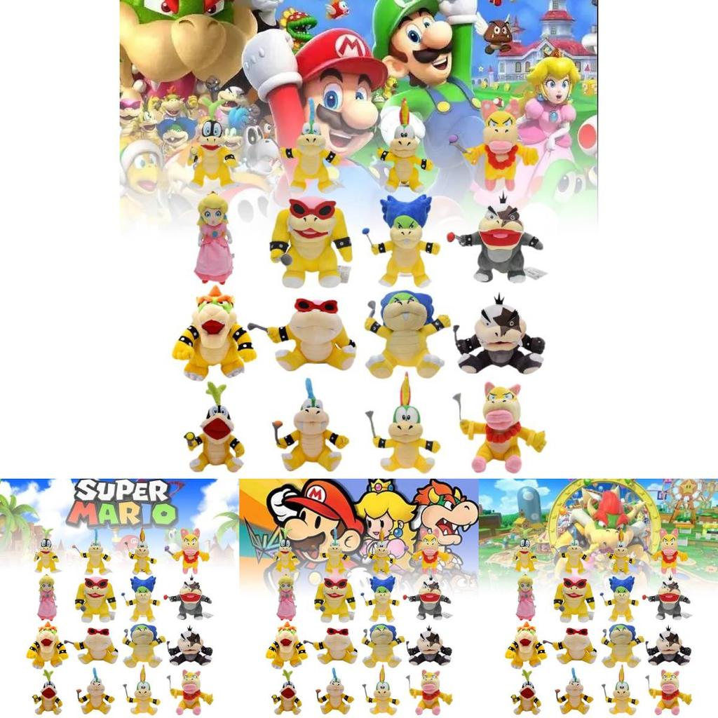 Soft And Huggable Mario Plush Toys Including Luigi Remira And Wendy Perfect For Kids