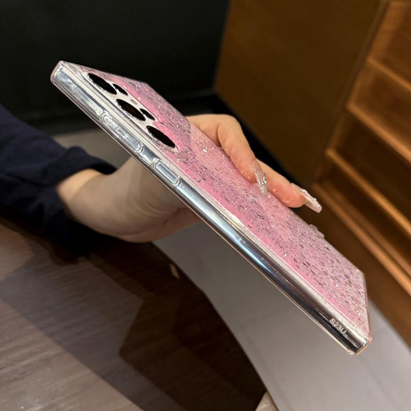 Роскошный блестящий чехол с пайетками для Samsung Galaxy S25 S24 Ultra S23 S22 S21 Plus S20 FE Note 20 A55 A54 A35 A16 Мягкий чехол