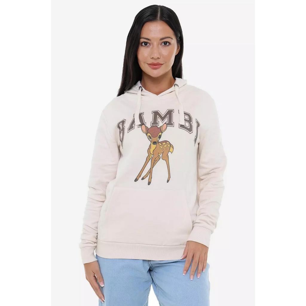 Bambi Женская/женская университетская толстовка с капюшоном