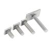 M6 M8 M10 304 Stianless Steel T-Slot Chute Rail Track T Shape Type Rectangle Hammer Head Screws Bolts